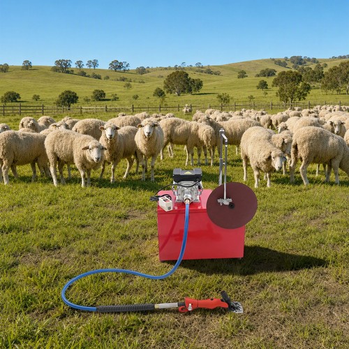 Electric shearing machine - shearing,